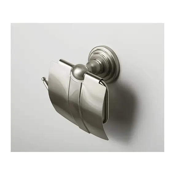 Держатель туалетной бумаги с крышкой WasserKRAFT Ammer K-7025, изображение 2