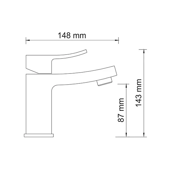 Смеситель для раковины WasserKRAFT Aller 1063 WHITE, изображение 3