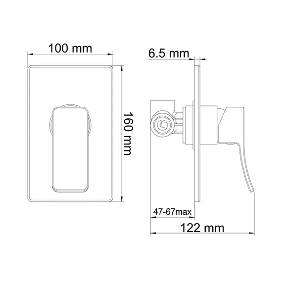 Смеситель для душа WasserKRAFT Aller 10651, изображение 3