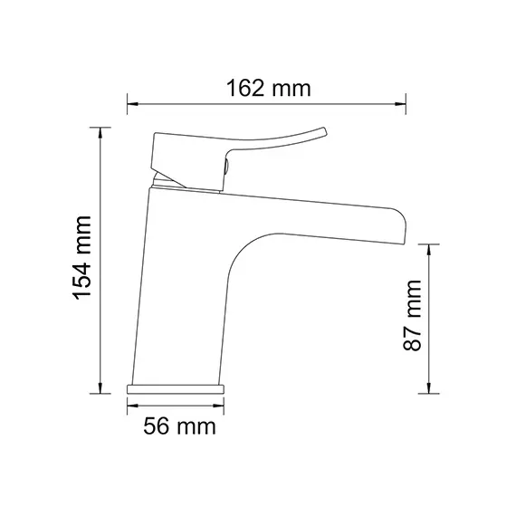 Каскадный смеситель для умывальника WasserKRAFT Aller 1069, изображение 3
