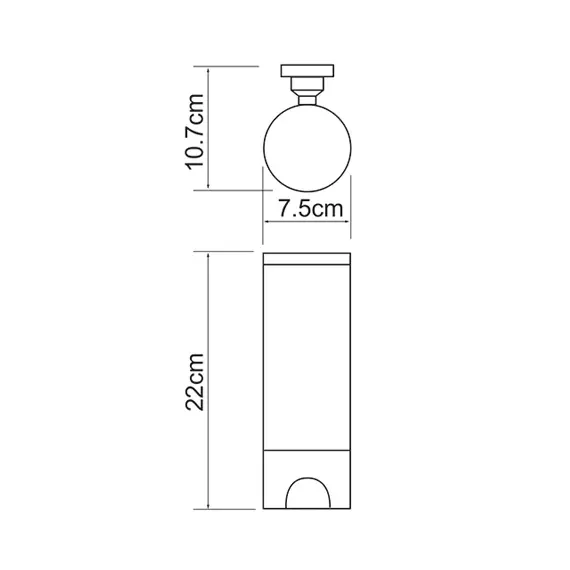 Диспенсер для ватных дисков WasserKRAFT K-1079, изображение 3