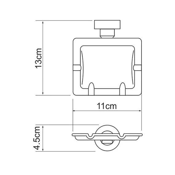 Пепельница WasserKRAFT K-1081, изображение 3