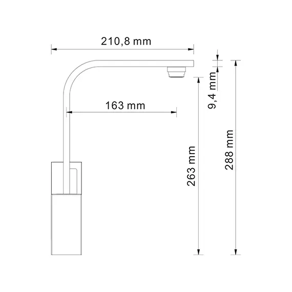 Смеситель для кухни WasserKRAFT Alme 1507, изображение 3