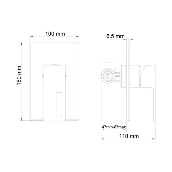 Смеситель для душа WasserKRAFT Alme 1551, изображение 3