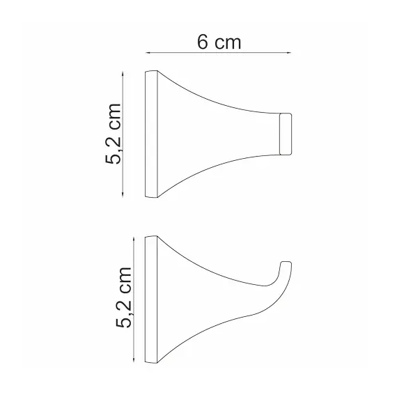Крючок WasserKRAFT Wern K-2523, изображение 3