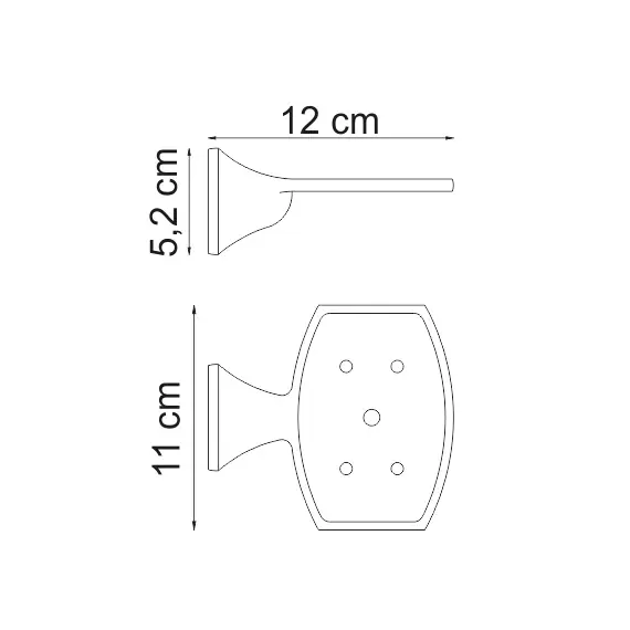 Мыльница решетка WasserKRAFT Wern K-2569, изображение 3