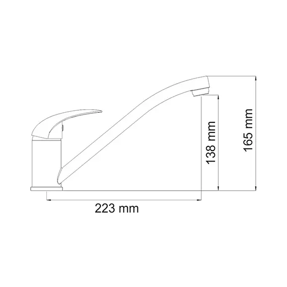 Смеситель для кухни с поворотным изливом WasserKRAFT Isen 2607, изображение 3