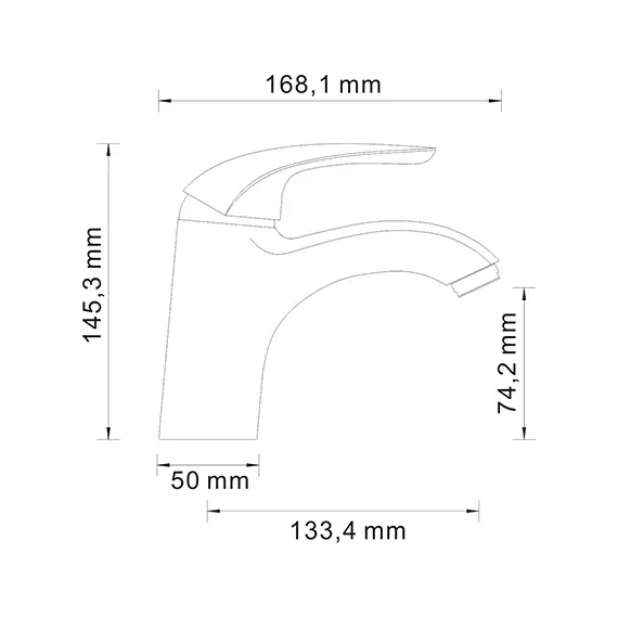 Смеситель для раковины WasserKRAFT Rossel 2803, изображение 3