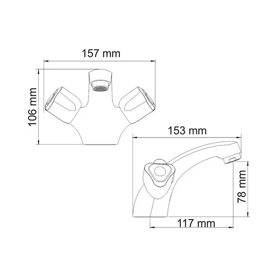 Смеситель для раковины WasserKRAFT Amper 2903, изображение 3