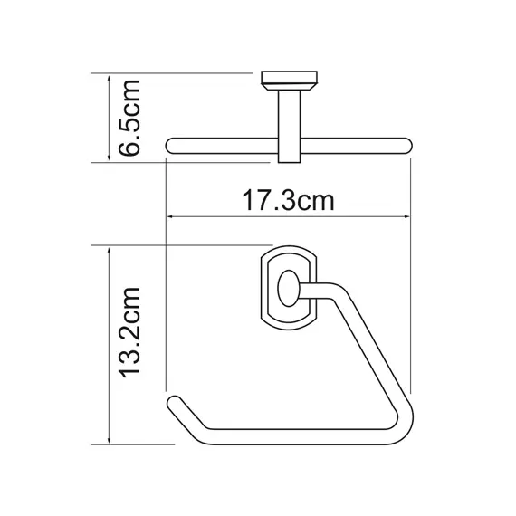Держатель полотенец треугольник WasserKRAFT Oder K-3061, изображение 3