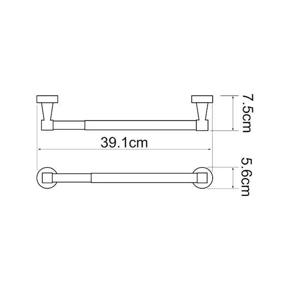 Держатель бумажных полотенец 32 см WasserKRAFT Isen K-4022, изображение 3