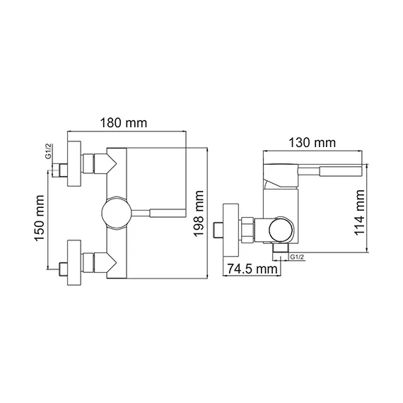 Смеситель для душа WasserKRAFT Main 4102, изображение 3