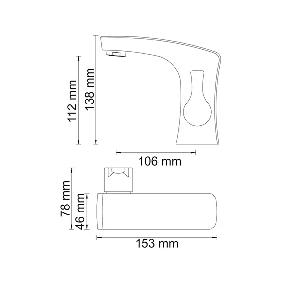 Смеситель для раковины WasserKRAFT Berkel 4803, изображение 3