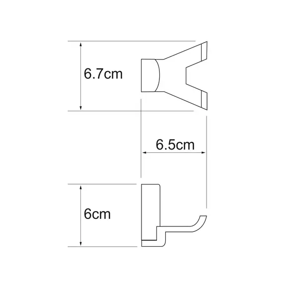 Крючок двойной WasserKRAFT Leine K-5023, изображение 3