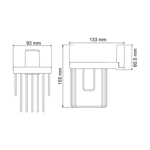 Держатель освежителя WasserKRAFT Leine K-5045, изображение 3