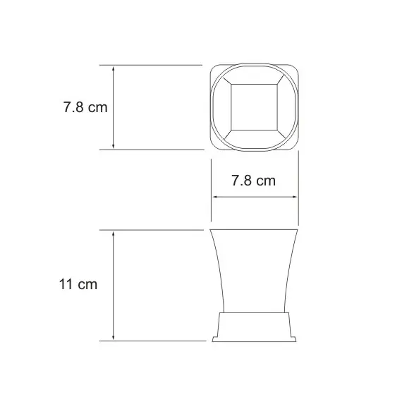 Стакан для зубных щеток WasserKRAFT Exter K-5528, изображение 3