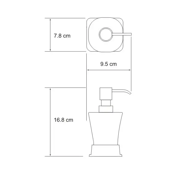 Дозатор для жидкого мыла WasserKRAFT Amper K-5499, изображение 3