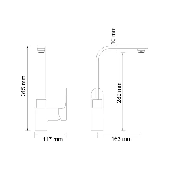 Смеситель для кухни WasserKRAFT Dinkel 5807, изображение 3