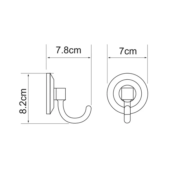 Крючок WasserKRAFT Rhein K-6223, изображение 3