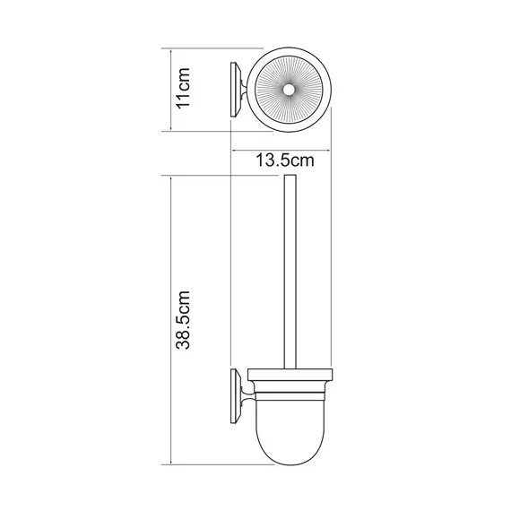 Щетка для унитаза WasserKRAFT Rhein K-6227, изображение 3