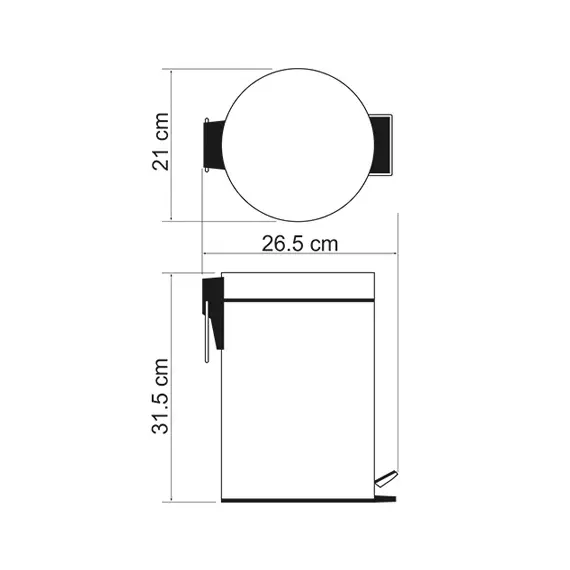 Ведро 5L WasserKRAFT K-635, изображение 3