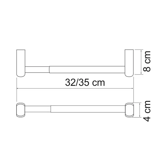 Держатель бумажных полотенец 32 см WasserKRAFT Berkel K-6822, изображение 3