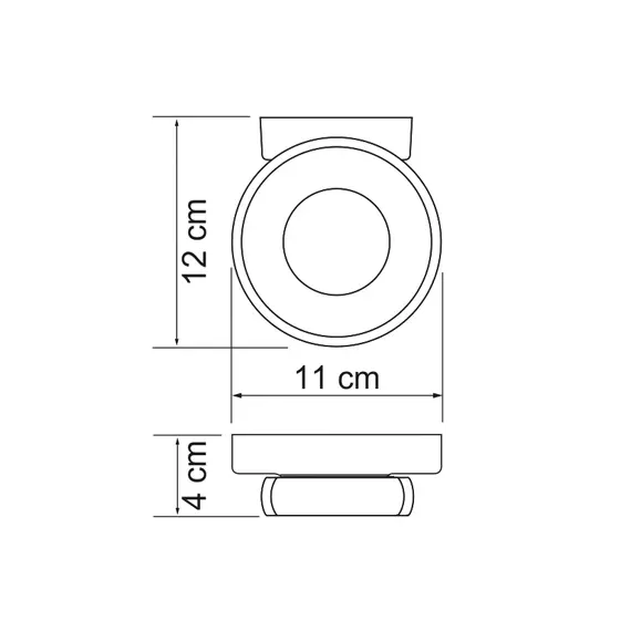 Мыльница стеклянная WasserKRAFT Berkel K-6829, изображение 3