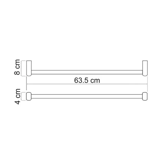 Штанга для полотенец WasserKRAFT Berkel K-6830, изображение 3