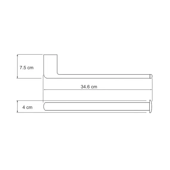 Держатель полотенец WasserKRAFT Berkel K-6851, изображение 3