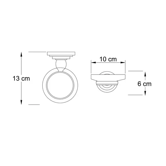 Мыльница стеклянная WasserKRAFT Isar K-7329, изображение 3