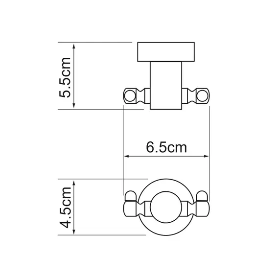 Крючок двойной WasserKRAFT Donau K-9423, изображение 3