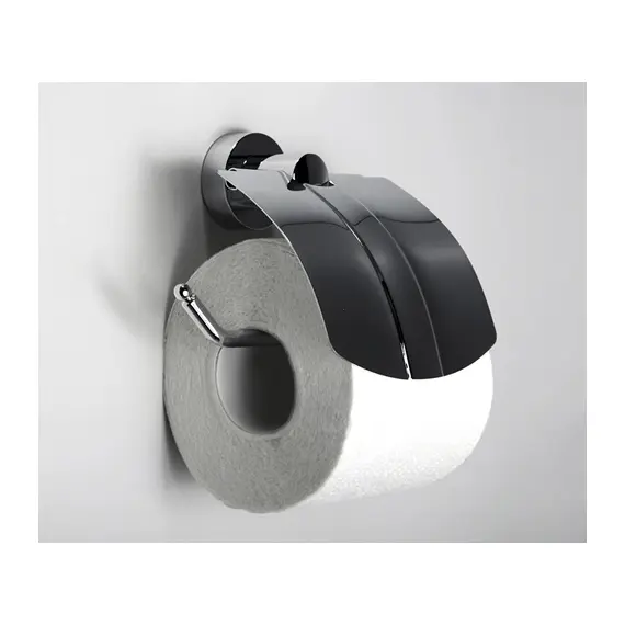 Держатель туалетной бумаги с крышкой WasserKRAFT Donau K-9425, изображение 2