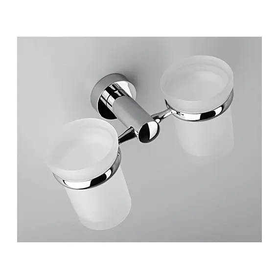 Подстаканник двойной стеклянный WasserKRAFT Donau K-9428D, изображение 2