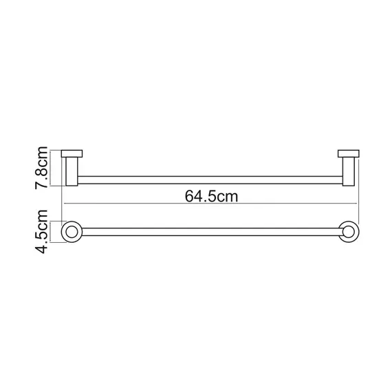 Штанга для полотенец WasserKRAFT Donau K-9430, изображение 3