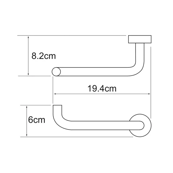 Держатель туалетной бумаги WasserKRAFT Donau K-9496, изображение 3