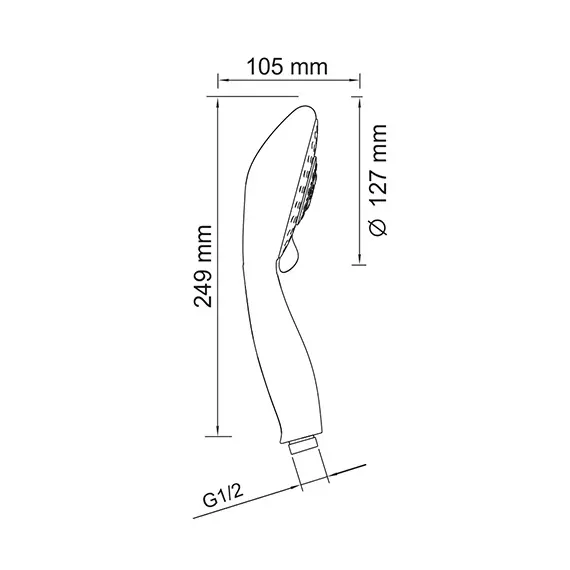 Лейка 5-функциональная WasserKRAFT A003, изображение 3