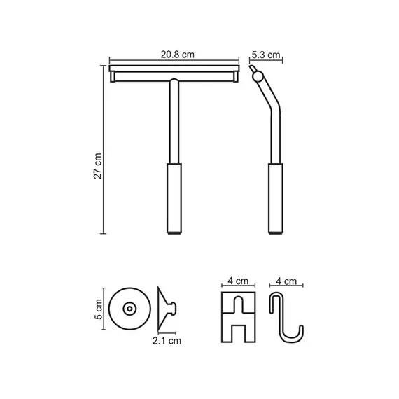 Скребок для душевой кабины WasserKRAFT K-211, изображение 3