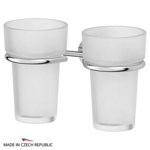 Держатель с 2-мя стаканами FBS Vizovice VIZ 007 хром