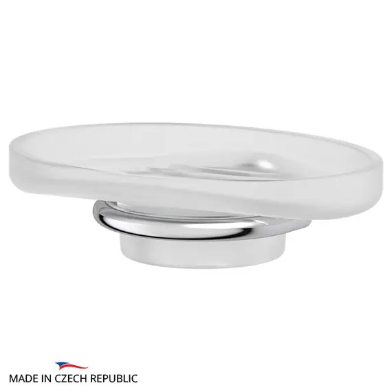 Мыльница стеклянная для ванной FBS Universal UNI 054 хром