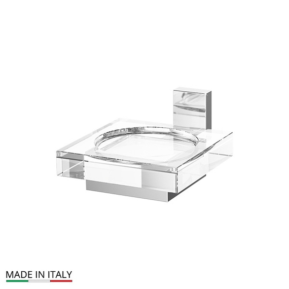 Мыльница настенная для ванной Linea G TIFFANY TIF 005 хрусталь хром