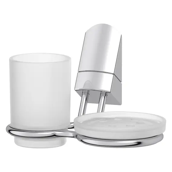 Держатель навесной со стаканом и мыльницей Vitra Apollon APO 004
