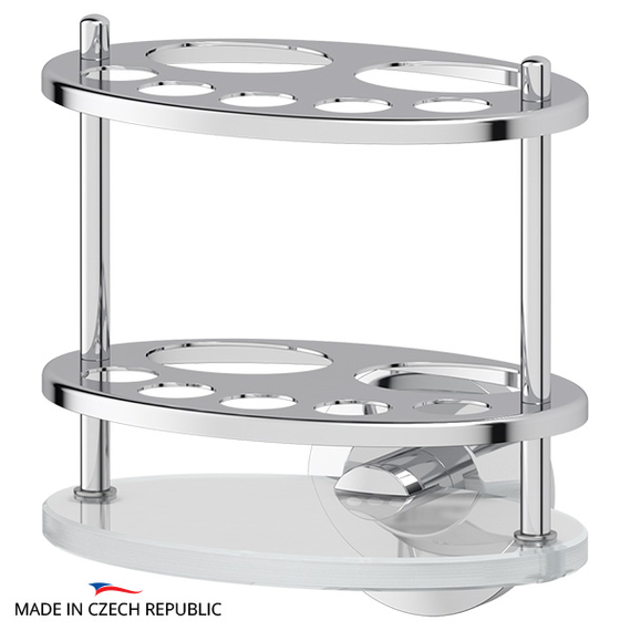 Держатель настенный для зубных щеток и пасты FBS Standard STA 060 хром