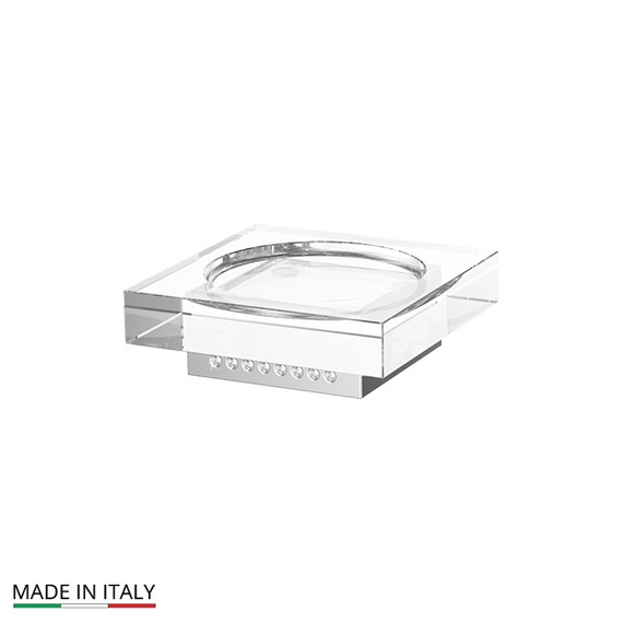 Мыльница настольная Linea G TIFFANY LUX TIF 917 хрусталь хром стразы