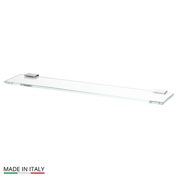 Полка настенная стеклянная 60 см Linea G TIFFANY TIF 011 хром