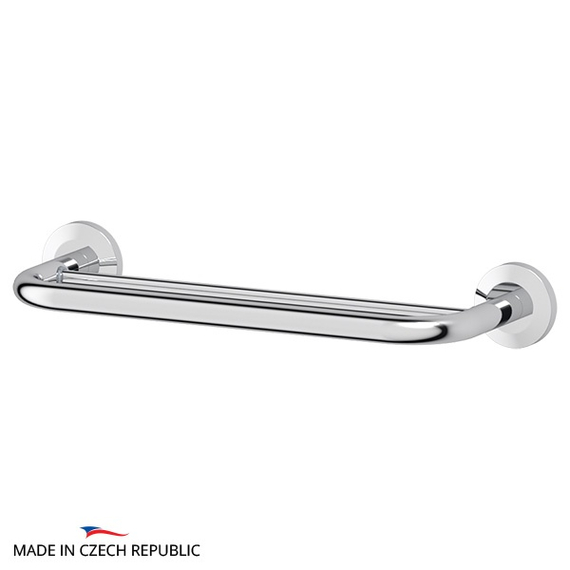 Держатель рейлинг для полотенец двойной 40 см FBS Standard STA 035 хром