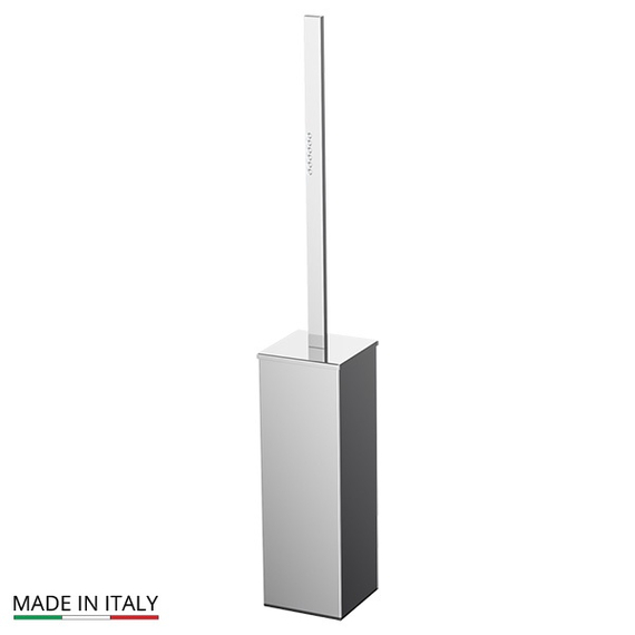 Туалетный ерш металлический напольный Linea G TIFFANY LUX TIF 919 хром стразы
