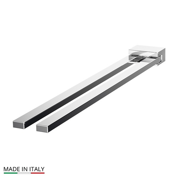 Держатель полотенец поворотный двойной 31 см Linea G TIFFANY TIF 007 хром