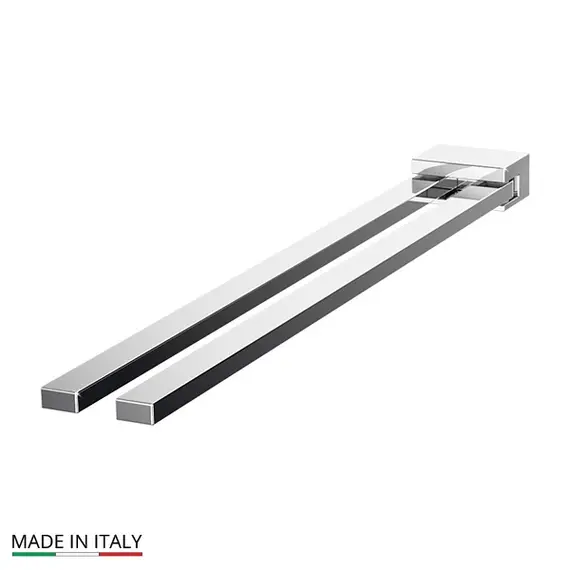 Держатель полотенец поворотный двойной 31 см Linea G TIFFANY TIF 007 хром