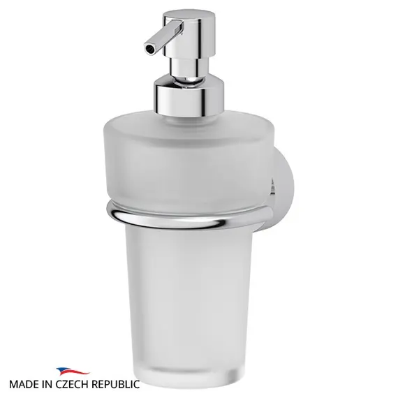 Держатель настенный с дозатором для жидкого мыла FBS Nostalgy NOS 009 хром