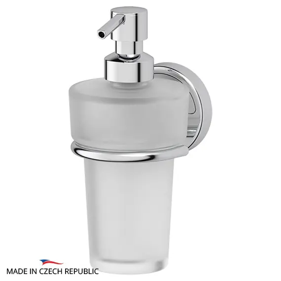 Держатель настенный с дозатором для жидкого мыла FBS Luxia LUX 009 хром